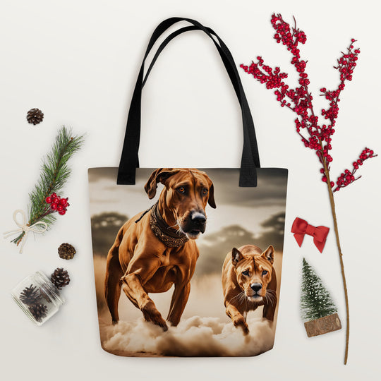 Tote bag-Rhodesian Ridgeback