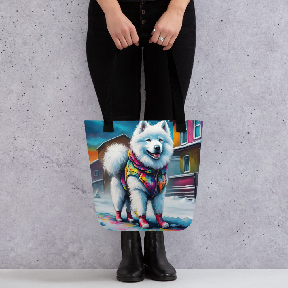 Tote bag-Samoyed