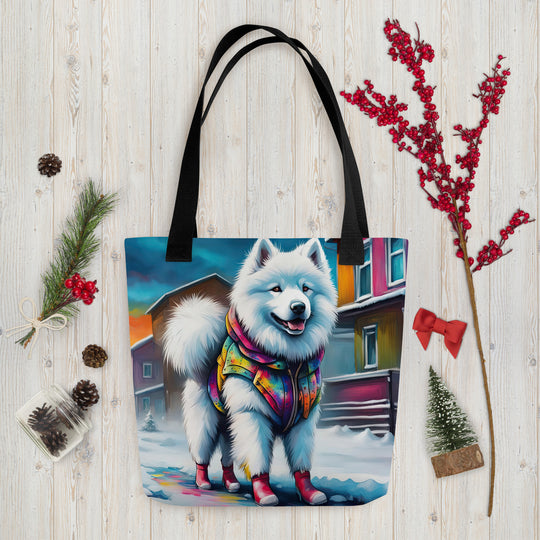 Tote bag-Samoyed