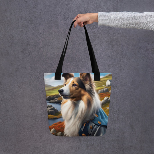 Tote bag-Shetland Sheepdog