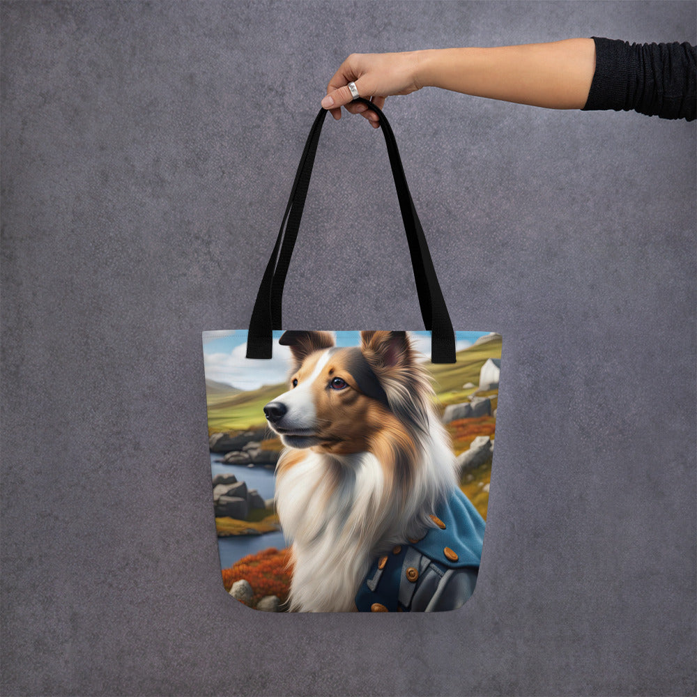 Tote bag-Shetland Sheepdog