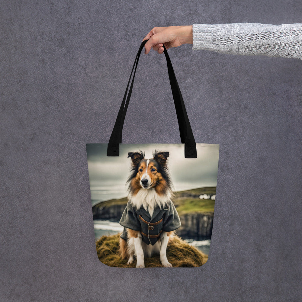 Tote bag-Shetland Sheepdog V3