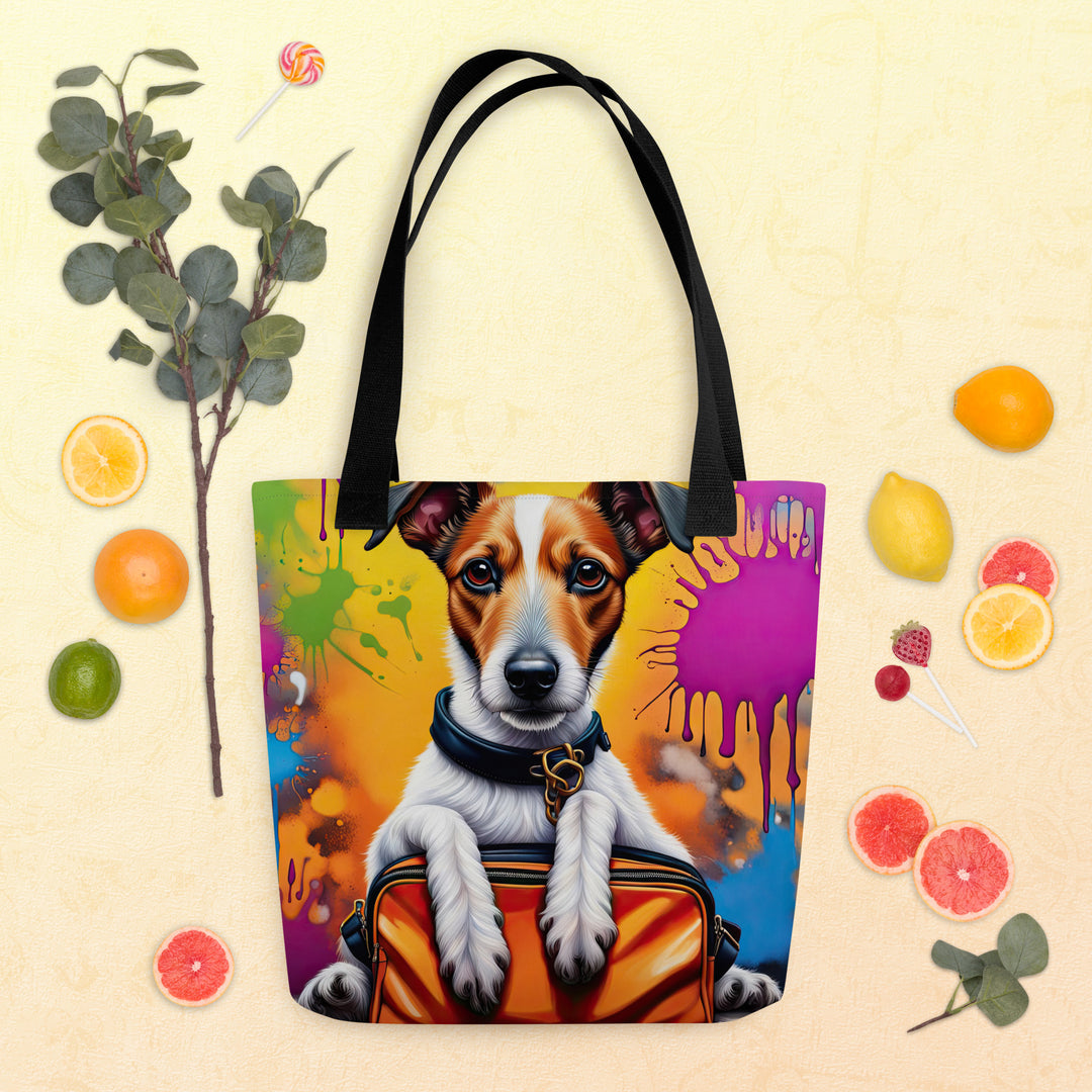 Tote bag-Smooth Fox Terrier