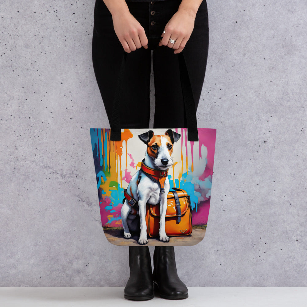 Tote bag-Smooth Fox Terrier V4