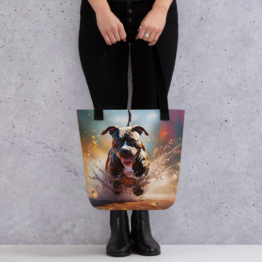 Tote bag-Staffordshire Bull Terrier V3