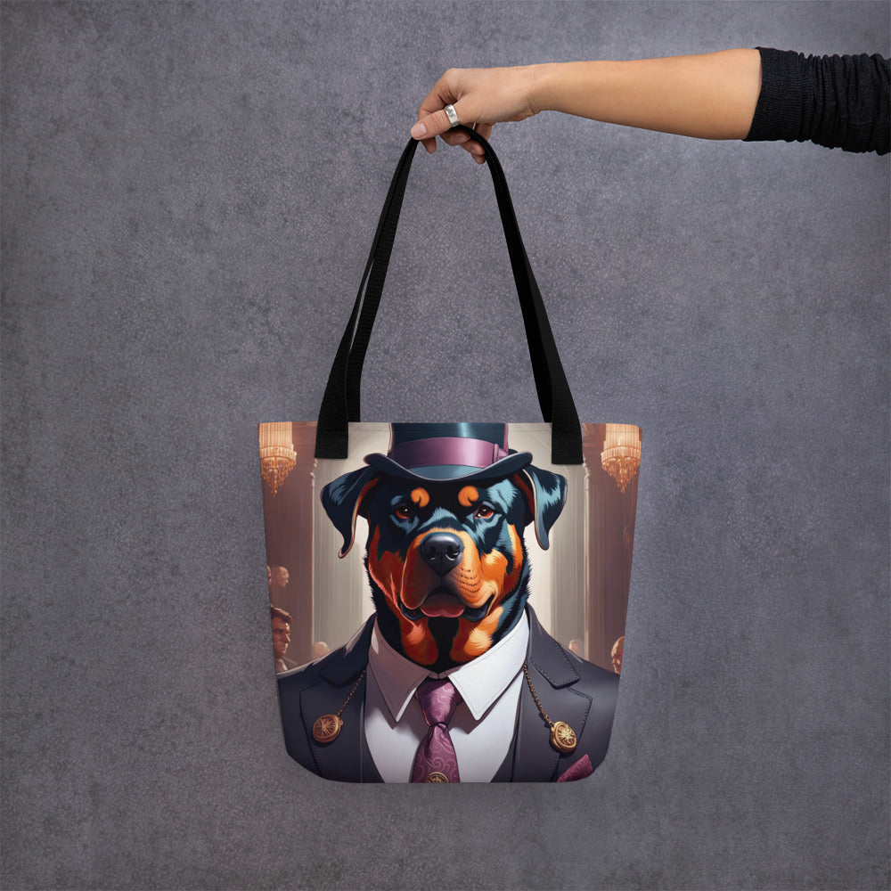 Tote bag-Rottweiler V16