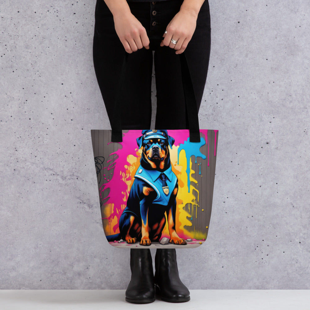 Tote bag-Rottweiler V15