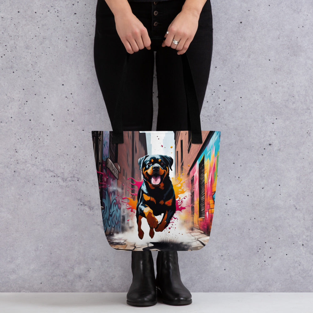 Tote bag-Rottweiler V5