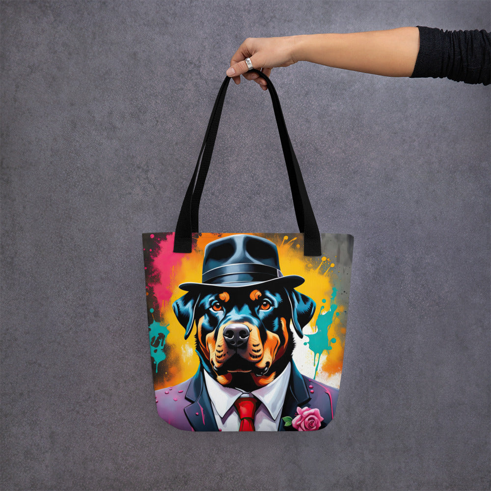 Tote bag-Rottweiler V19