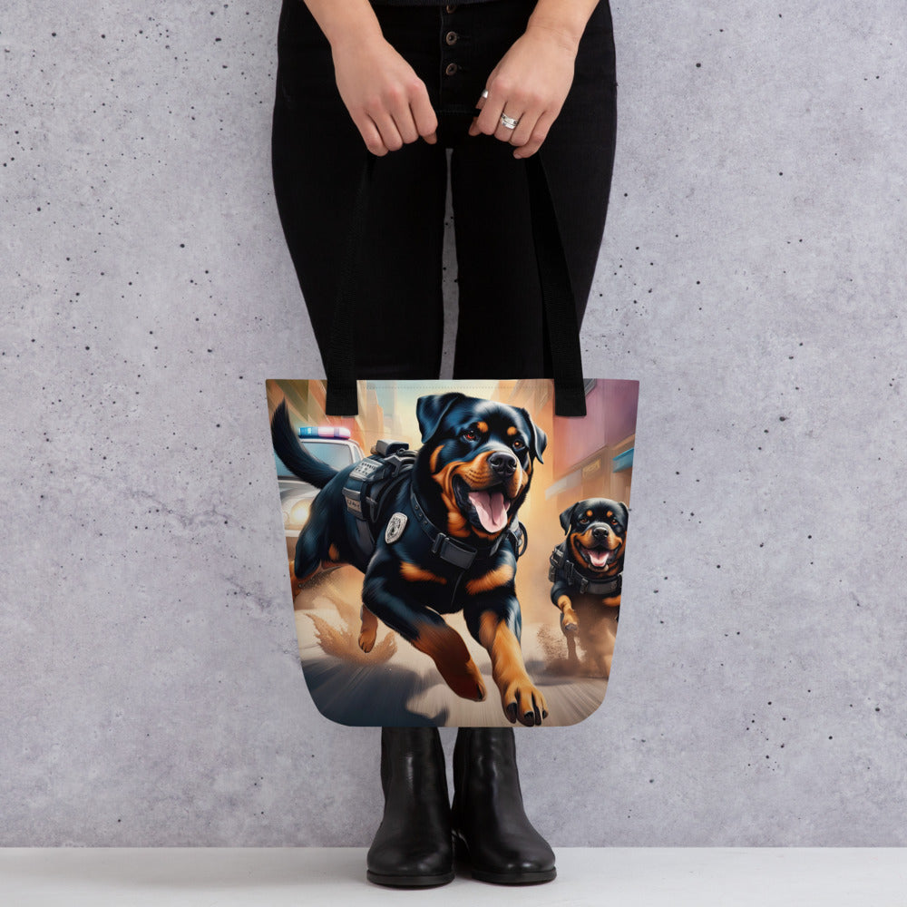 Tote bag-Rottweiler V24