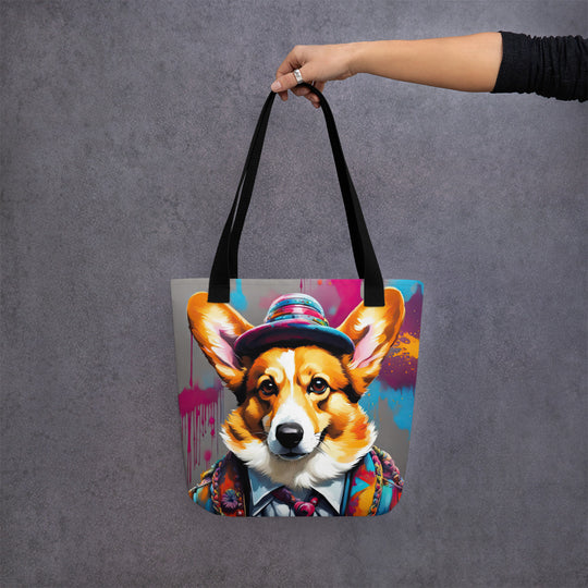 Tote bag-Pembroke Welsh Corgi V7