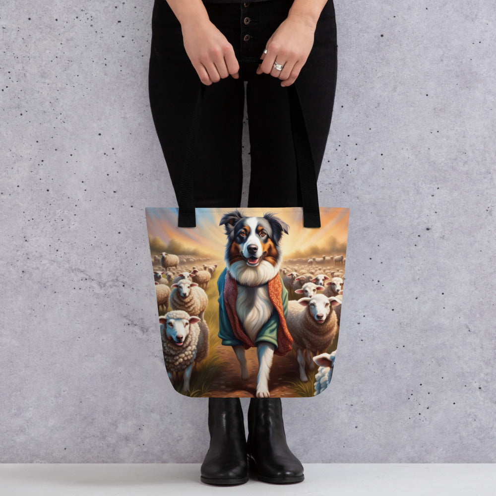 Tote bag-Australian Shepherd V3