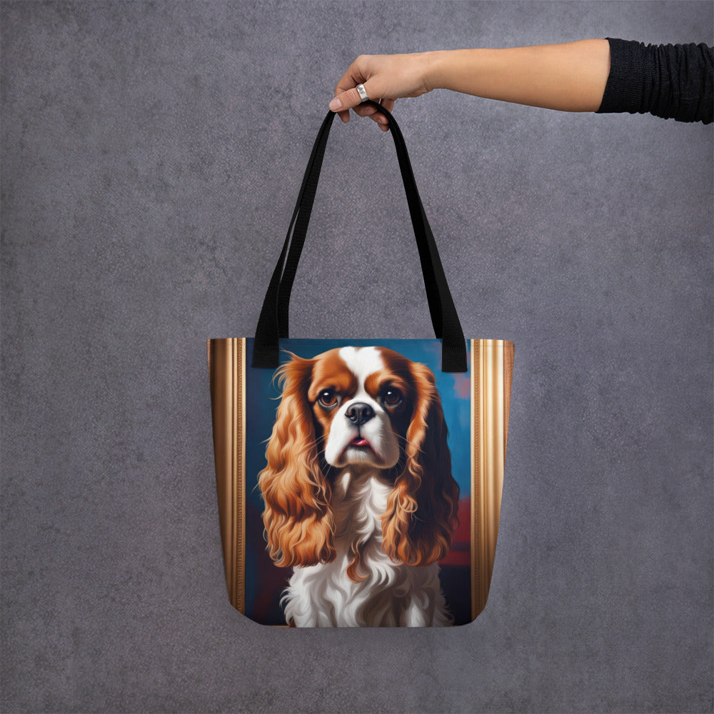 Tote bag-Cavalier King Charles Spaniel V3