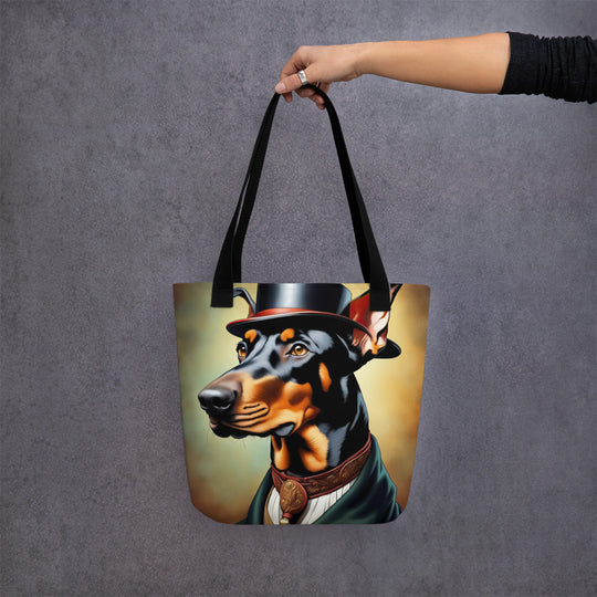 Tote bag-Doberman Pinscher V6