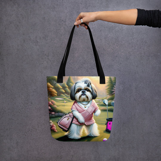 Tote bag-Shih Tzu Golfer V5