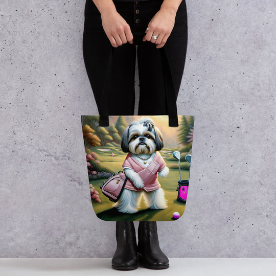 Tote bag-Shih Tzu Golfer V5