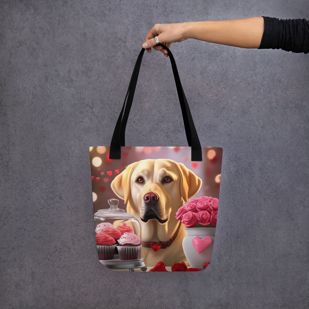 Tote bag-Labrador Retriever Romantic V2