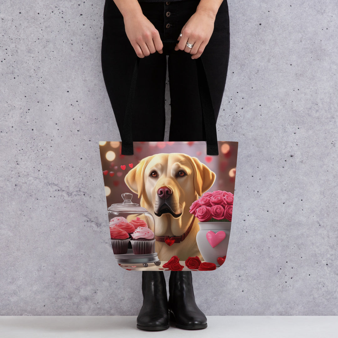 Tote bag-Labrador Retriever Romantic V2