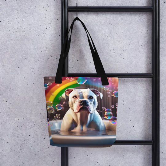 Tote bag- American Bulldog Romantic