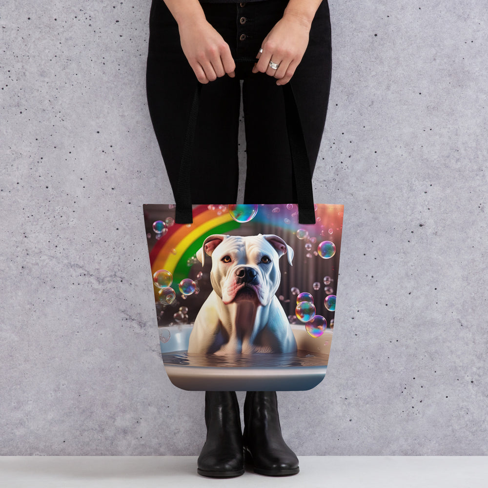 Tote bag- American Bulldog Romantic