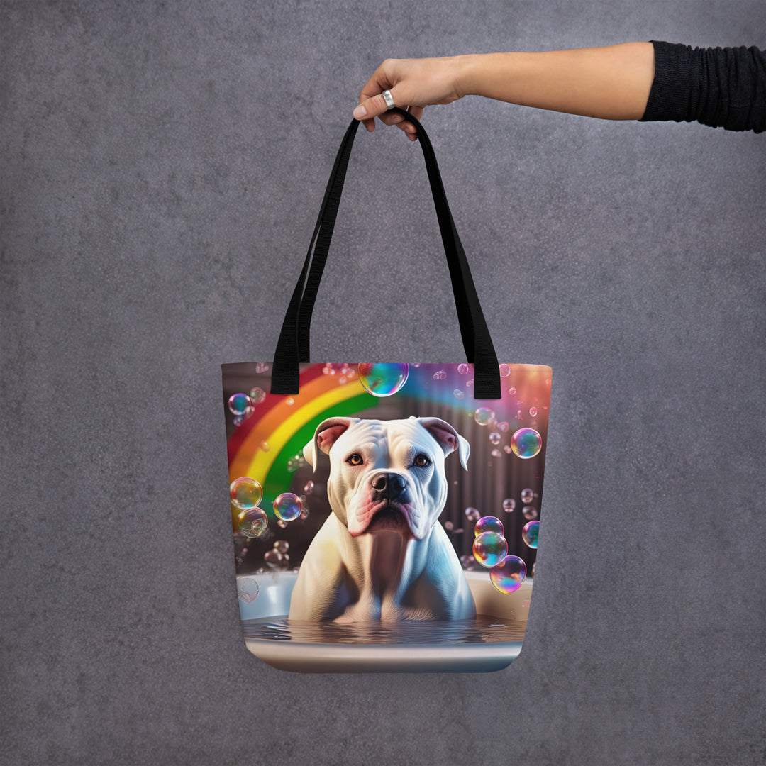 Tote bag- American Bulldog Romantic