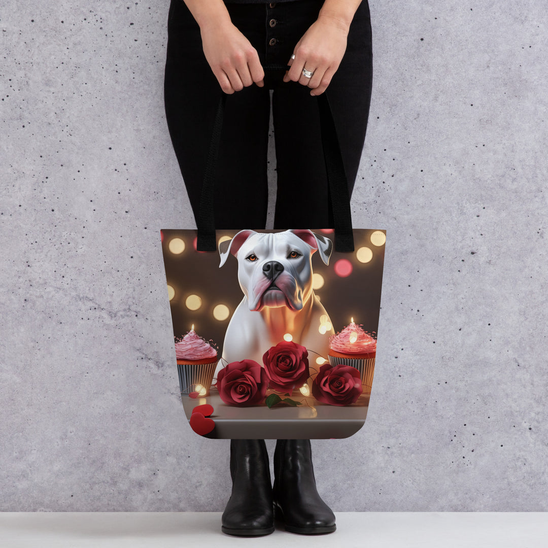 Tote bag-American Bulldog Romantic V2