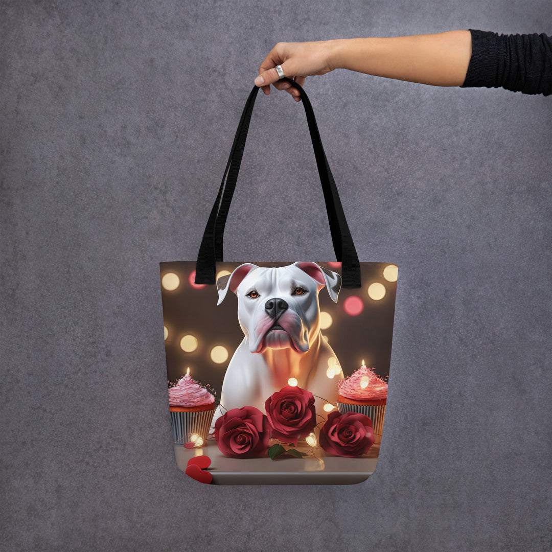 Tote bag-American Bulldog Romantic V2