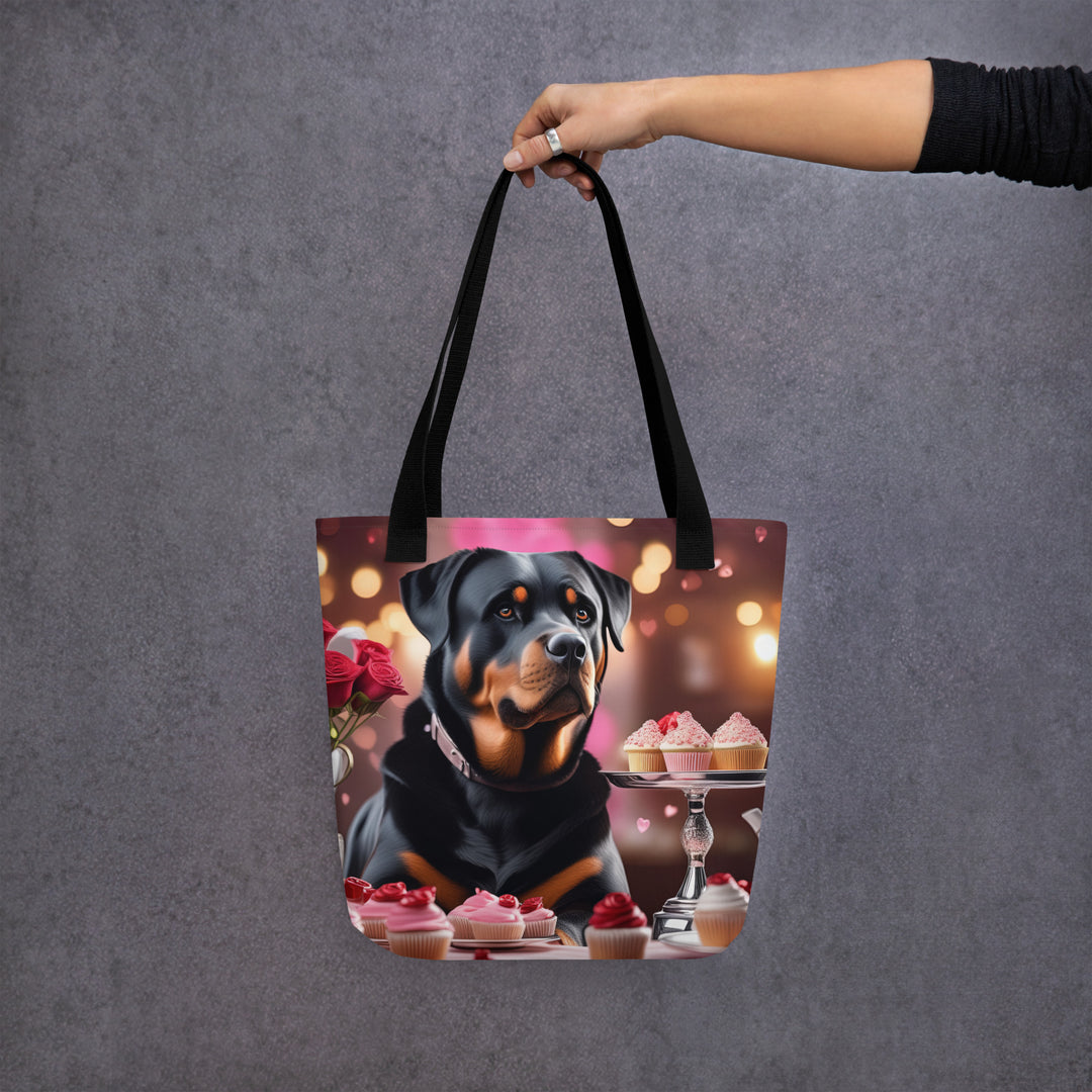Tote bag-Rottweiler Romantic V2