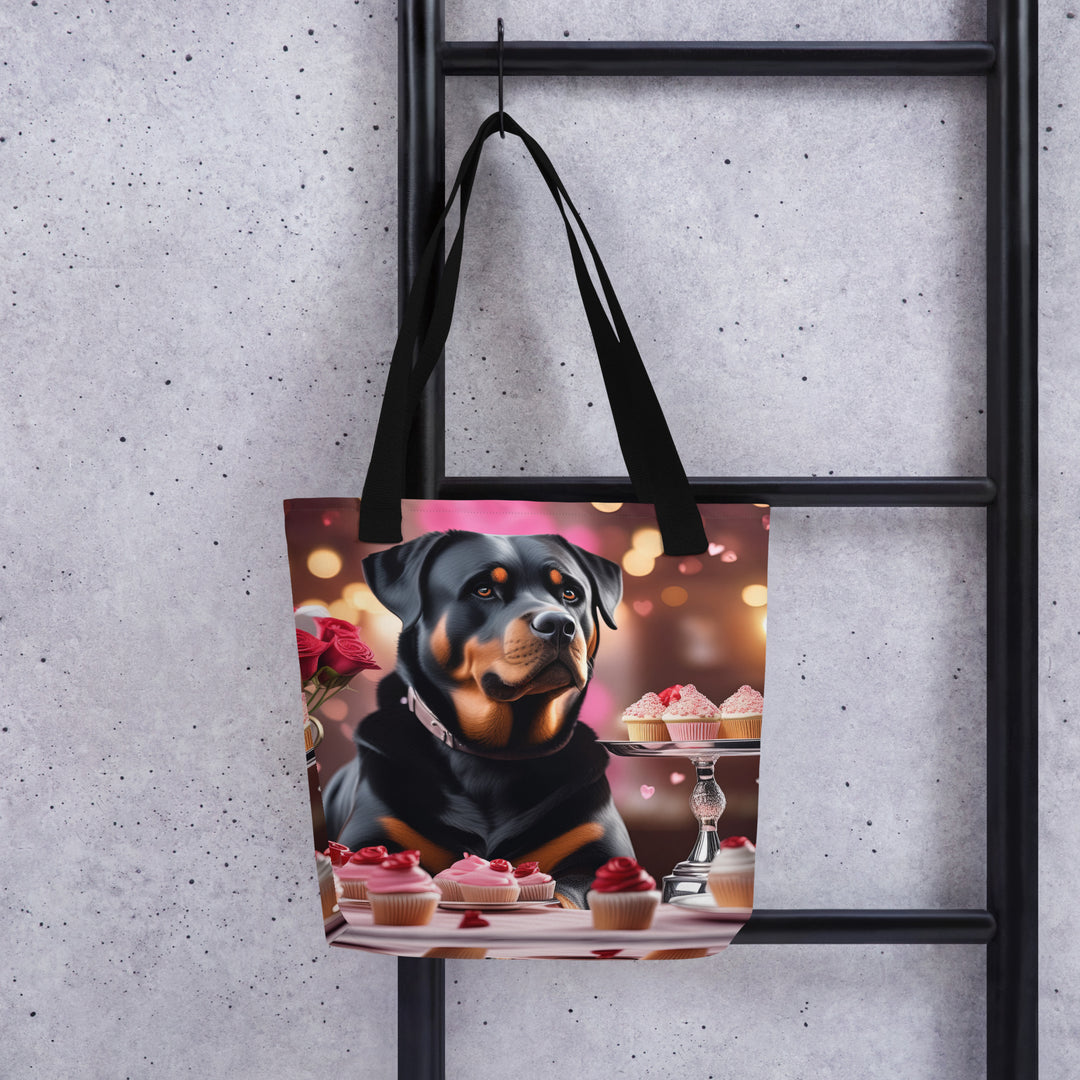 Tote bag-Rottweiler Romantic V2