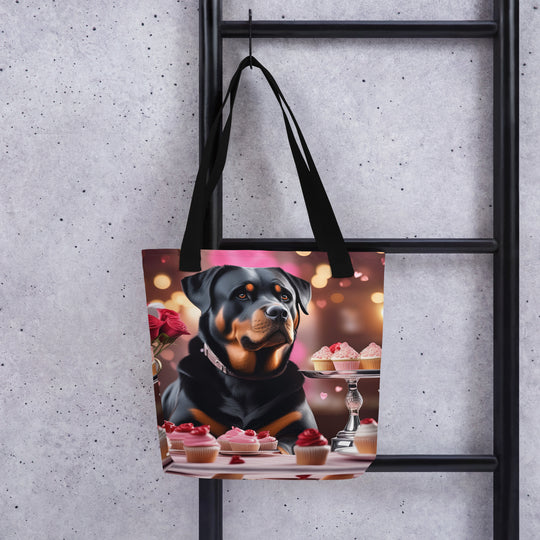 Tote bag-Rottweiler Romantic V2