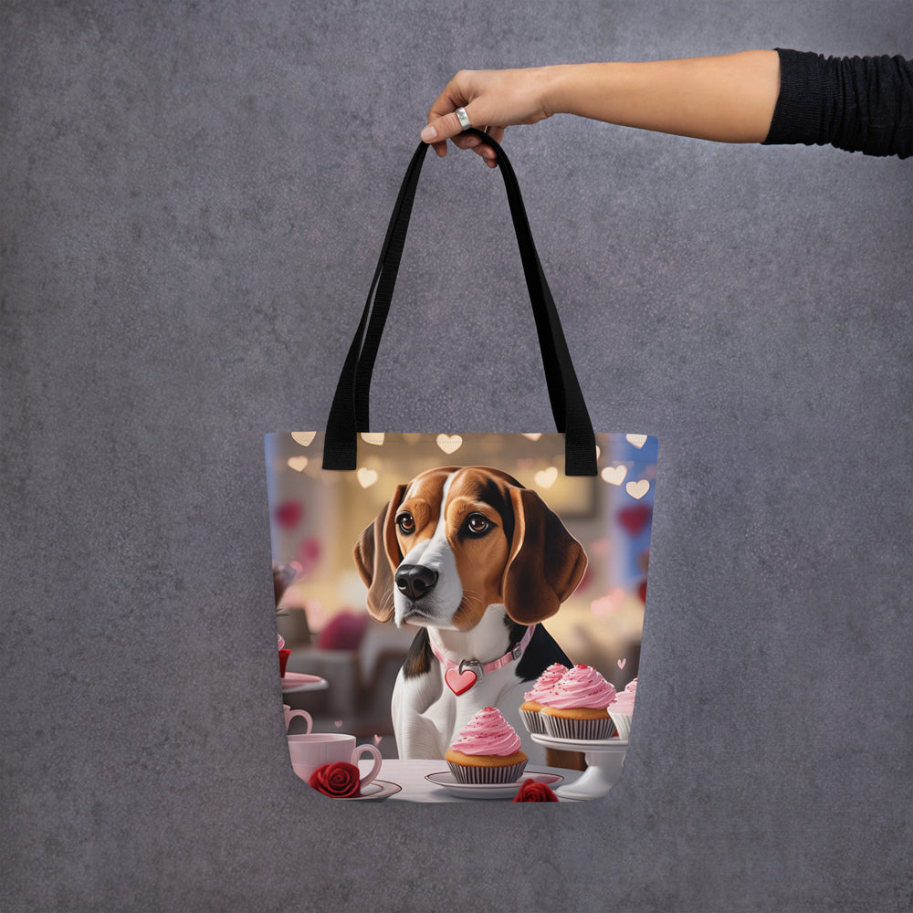 Tote bag-Beagle Romantic V2