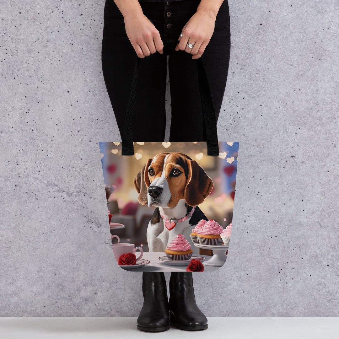 Tote bag-Beagle Romantic V2