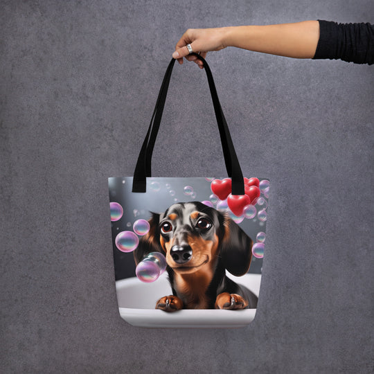 Tote bag-Dachshund Romantic V2