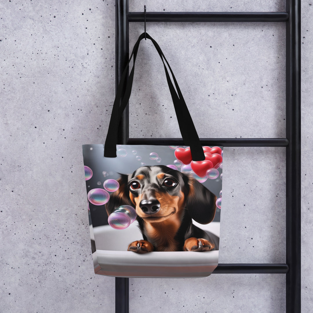 Tote bag-Dachshund Romantic V2