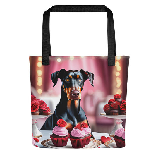 Tote bag-Doberman Pinscher  Romantic V2