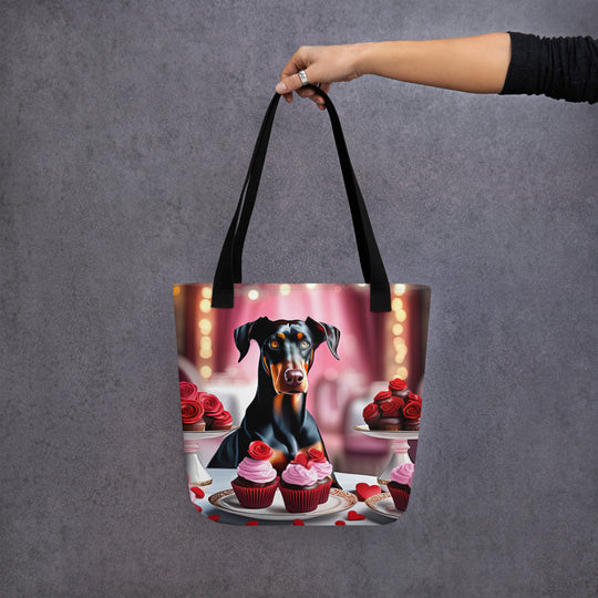 Tote bag-Doberman Pinscher  Romantic V2