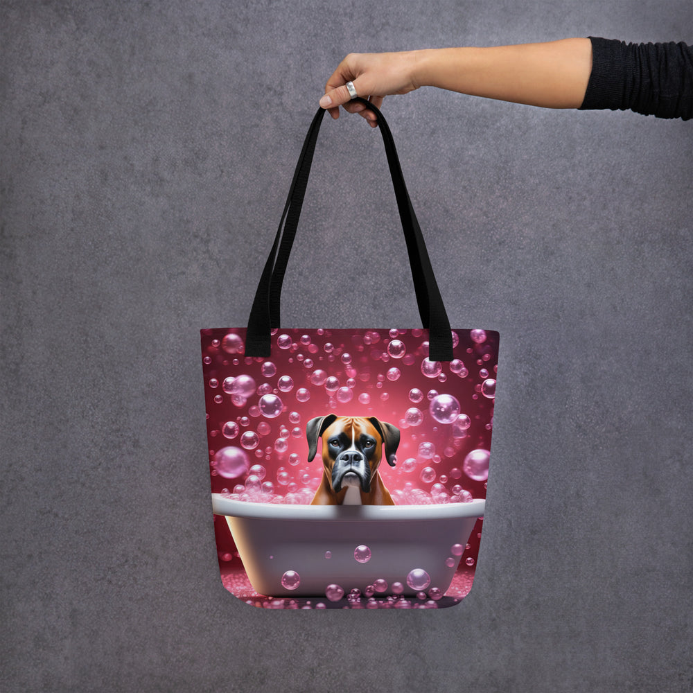 Tote bag-Boxer Romantic V3