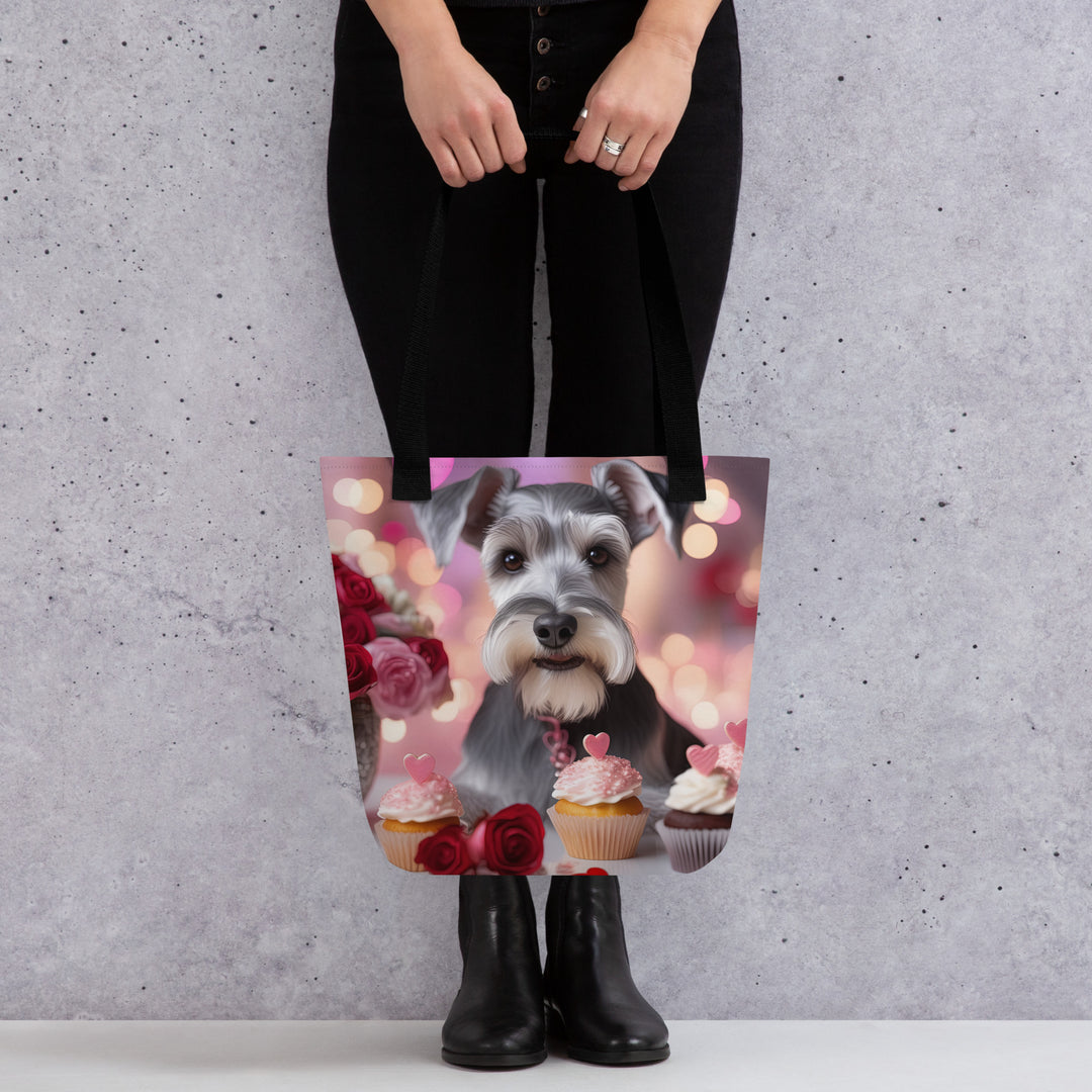 Tote bag-Miniature Schnauzer  Romantic V2