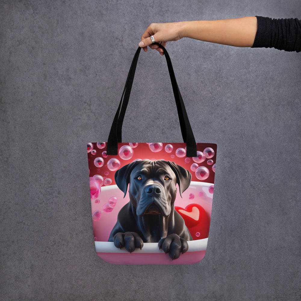 Tote bag-Cane Corso Romantic V2