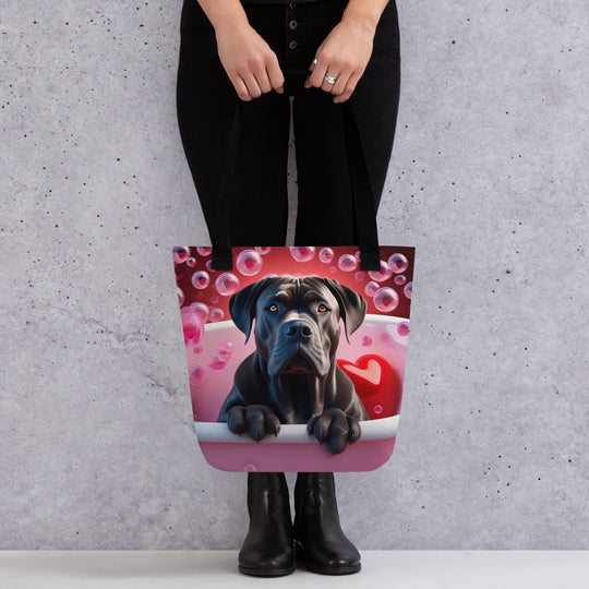 Tote bag-Cane Corso Romantic V2