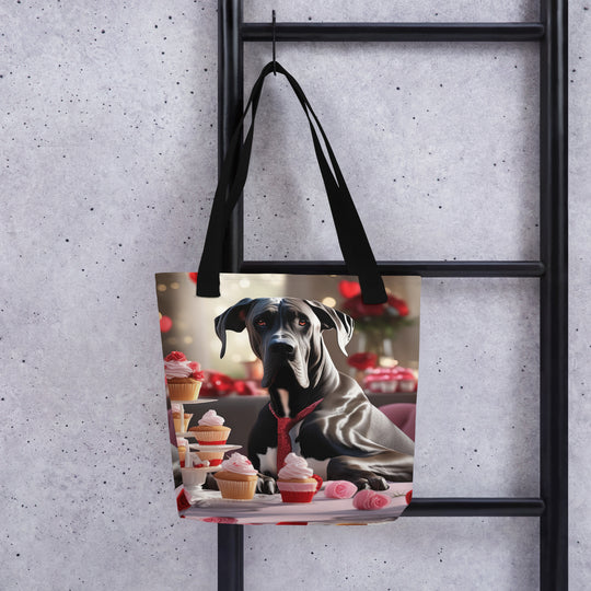 Tote bag-Great Dane Romantic V2