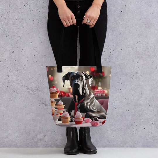 Tote bag-Great Dane Romantic V2