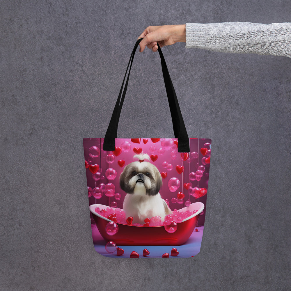 Tote bag-Shih Tzu Romantic