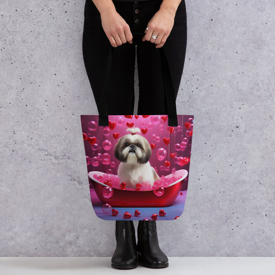 Tote bag-Shih Tzu Romantic