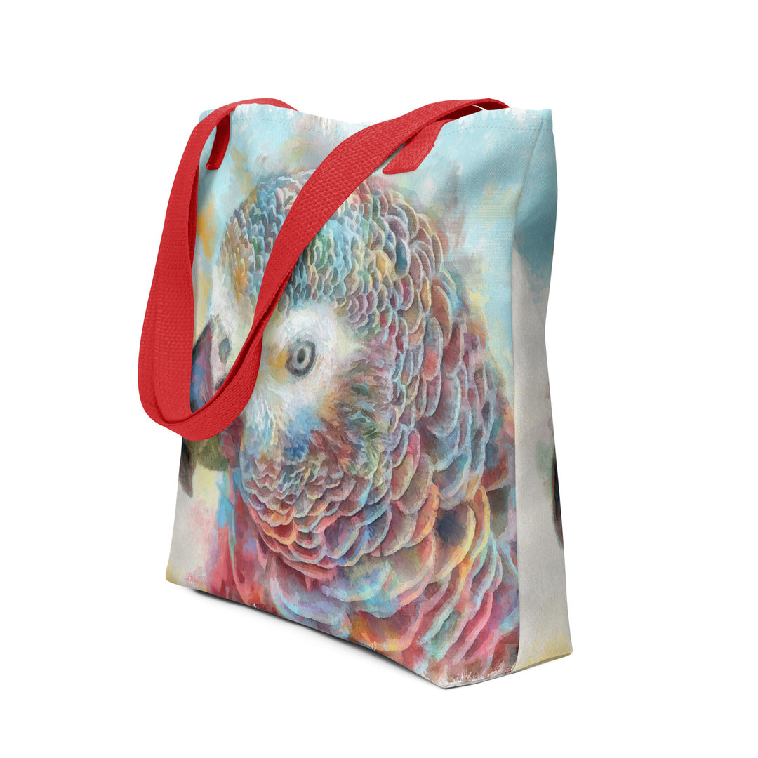 Tote bag - african grey parrot
