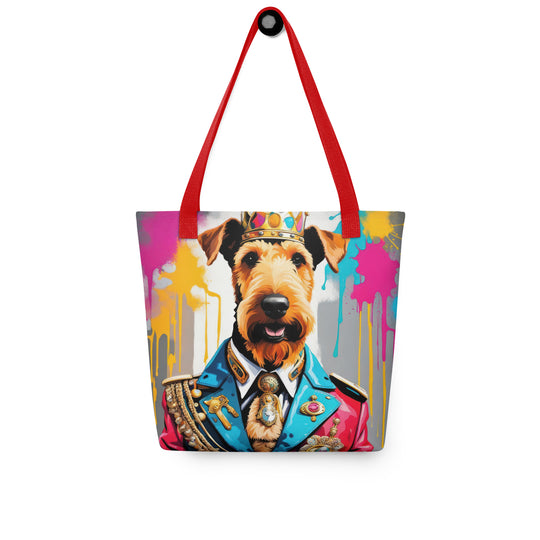 Tote bag-Airedale Terrier