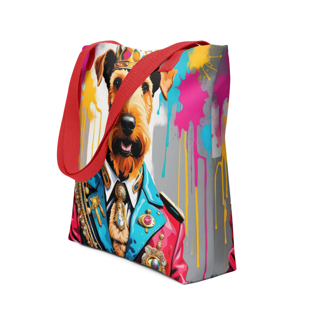 Tote bag-Airedale Terrier