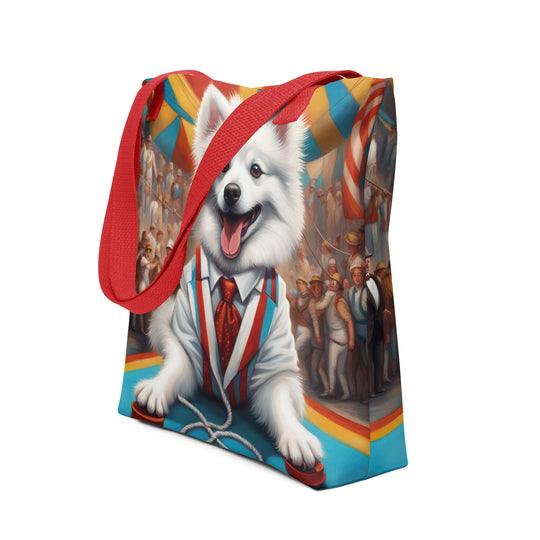 Tote bag-American Eskimo Dog V2