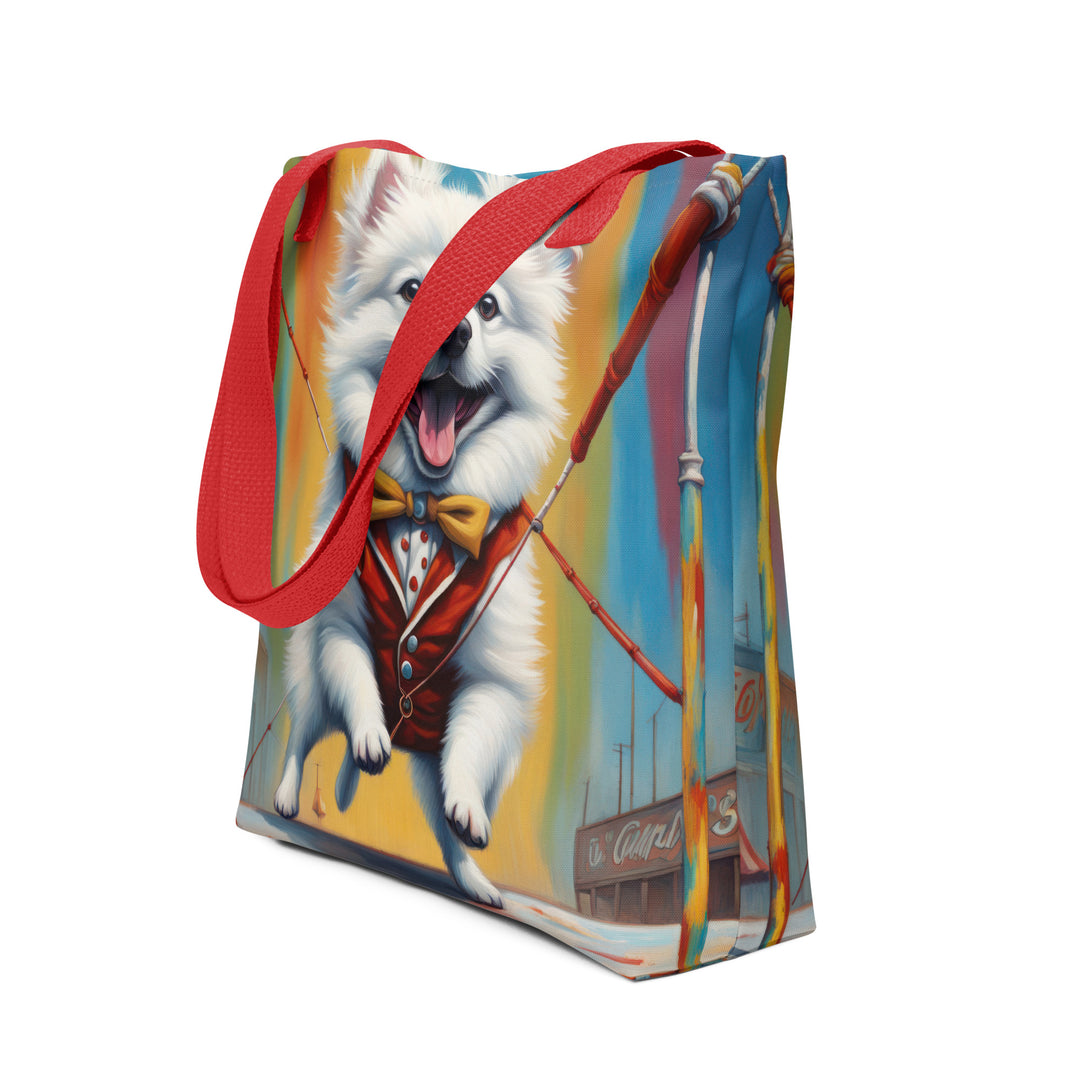 Tote bag-American Eskimo Dog