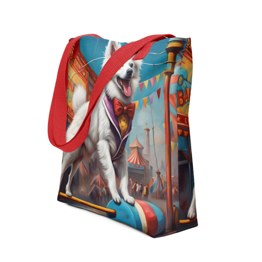 Tote bag-American Eskimo Dog V4